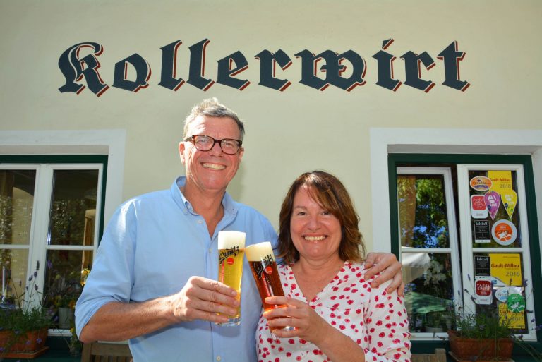 Haubenkoch und Kollerwirt-Gastwirt & Gaumenfest-Initiatorin Claudia Hölbling