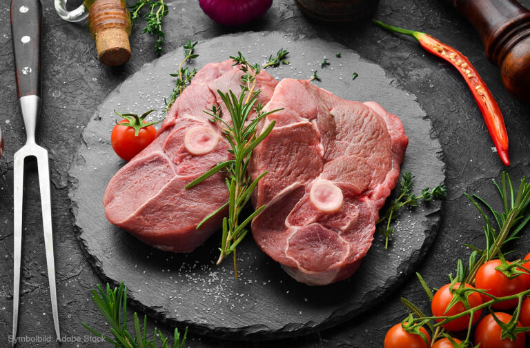 Lammkoteletts aus der Keule