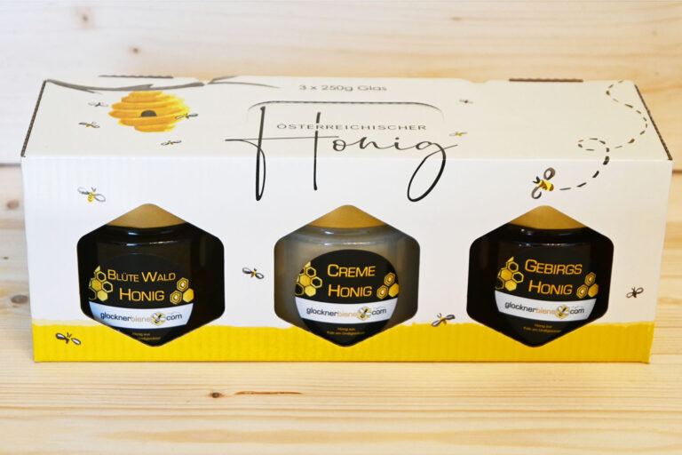 3er Set Honig aus dem Nationalpark Hohe Tauern von der Gebirgsimkerei Glocknerbiene