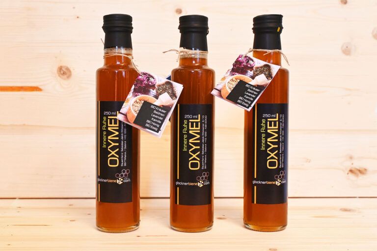 Oxymel aus der Gebirgsimkerei Glocknerbiene von Sebastian Bauernfeind aus Kals am Großglockner