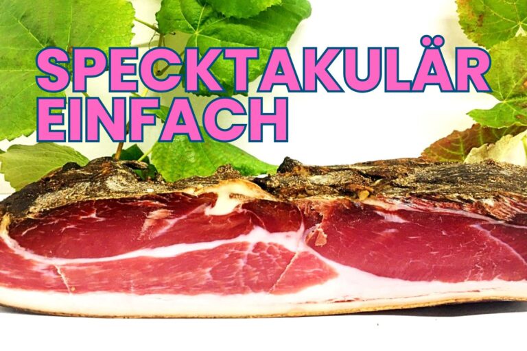 Speck ist specktakulär einfach