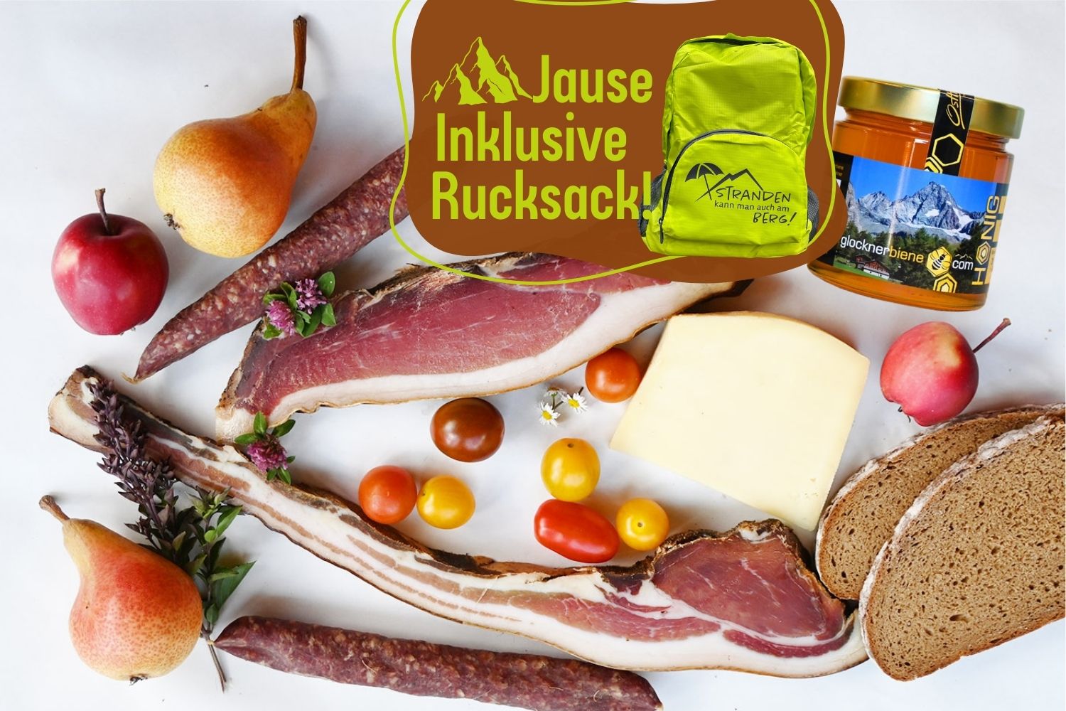 Tiroler Alpenjause im Rucksack